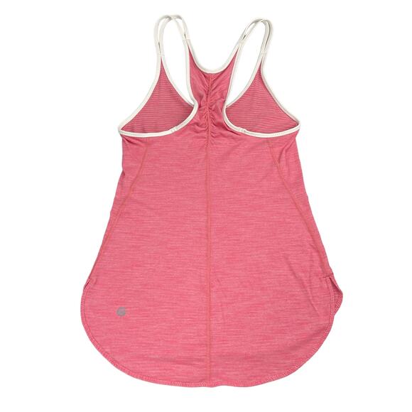LULULEMON What The Sport Singlet II Sz 0 Heathered Pink Lemonade - Picture 6 of 8